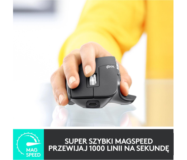 Logitech MX Master 3 Grafit - 514938 - zdjęcie 8
